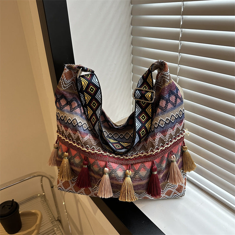 Ethnic Style Cross Body Bag