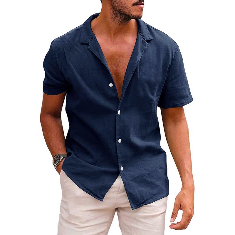 Men's Summer Linen Shirt