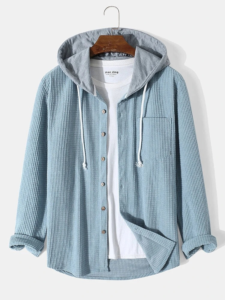 Men's Hooded Cardigan