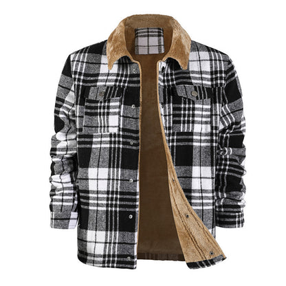 Men's Plaid Coat