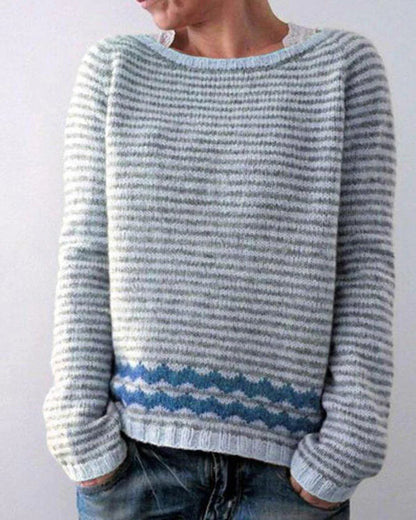 Women's Loose Multicolor Sweater