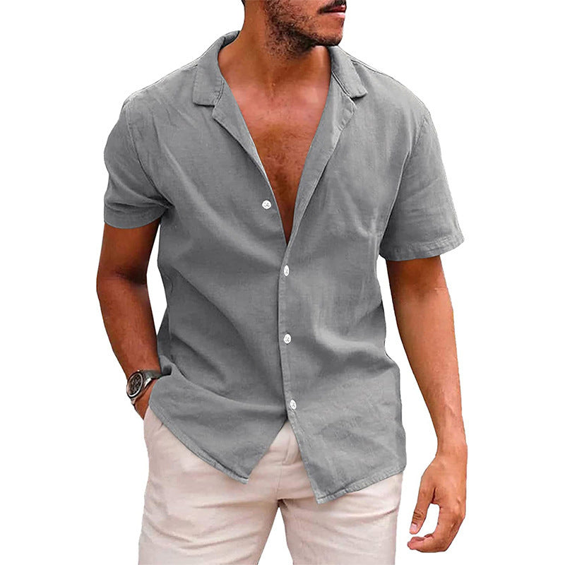 Men's Summer Linen Shirt