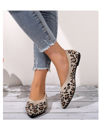 Women's Leopard Print Flats