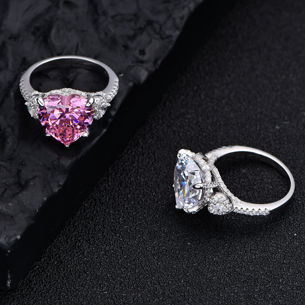 Heart Shaped Zircon Ring