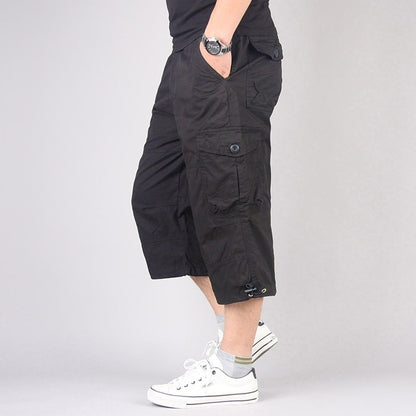 Men's Wide Cropped Pants