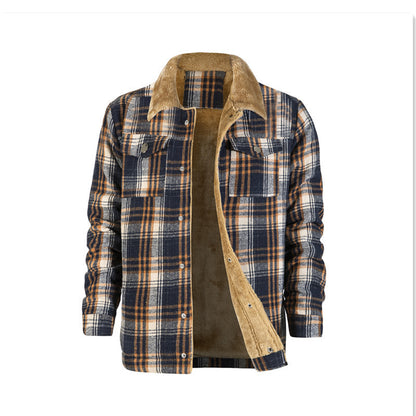 Men's Plaid Coat