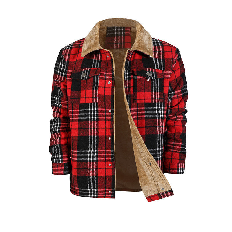 Men's Plaid Coat