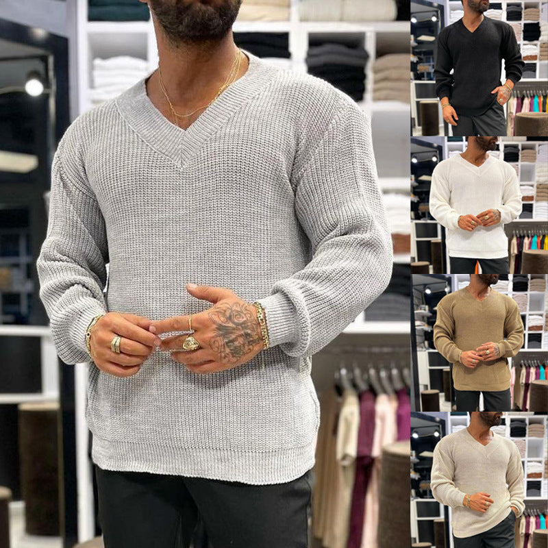 Men's V-neck Sweater