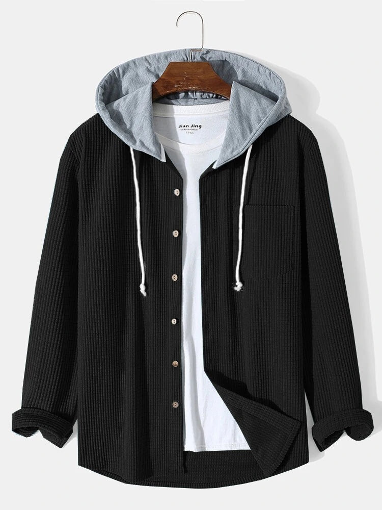 Men's Hooded Cardigan