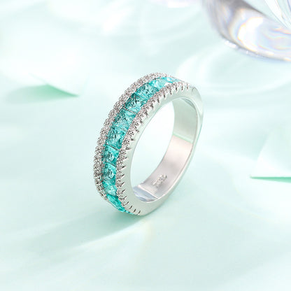 Emerald Zircon Ring